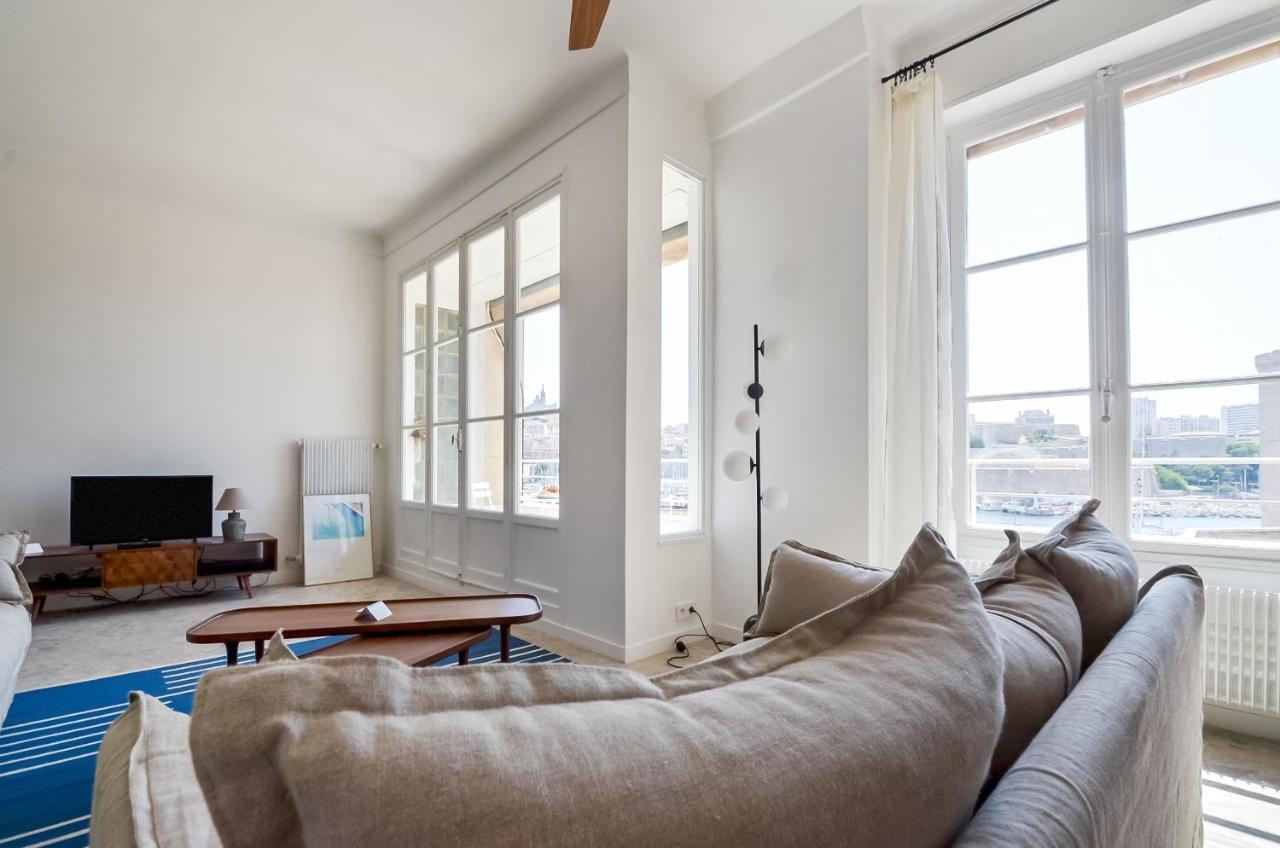 Apartment Massilia Blue - Grand Refait A Neuf Avec Vue Sur Le Vieux Port Marseilles